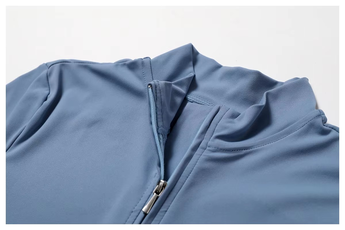 Yoga-Boilersuit Jumpsuits Met Lange Mouwen en Ritssluiting