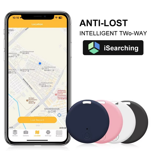 Mini GPS Tracker - Bluetooth Smart Locator voor Sleutels, Huisdieren, Kinderen &amp;amp; Meer – Anti-Verlies Smart Finder