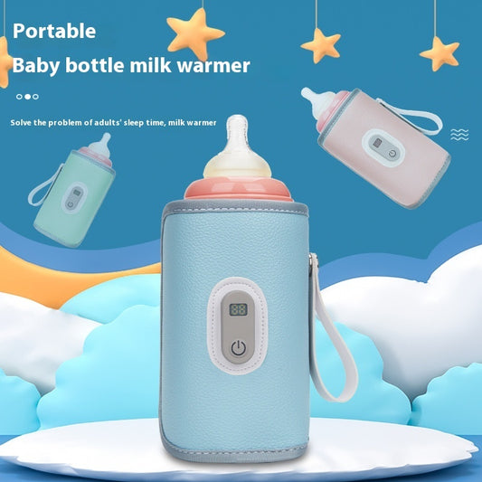Draagbare Flessenwarmer met Slimme Thermostaat – Ideaal voor Babyvoeding Onderweg