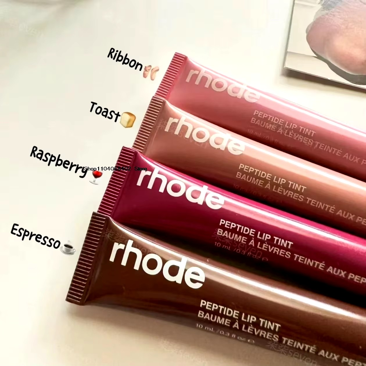 RHODE Make-Up Blush Creme Stick En Lipgloss